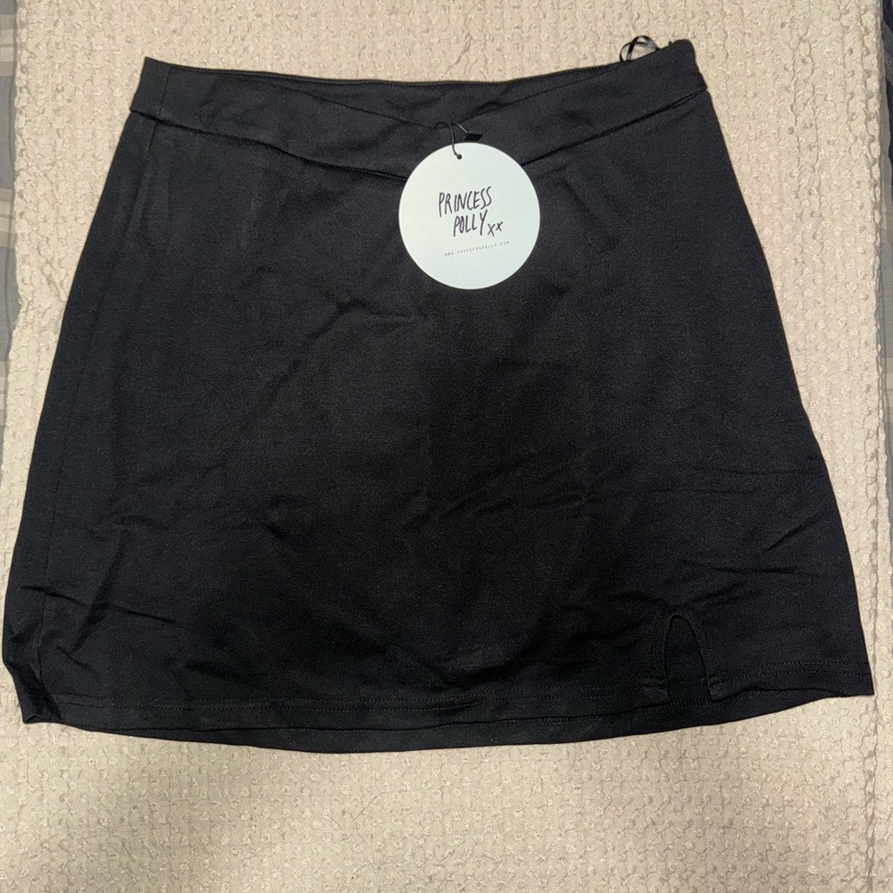 Princess Polly Ravyn Skort Black NWT
